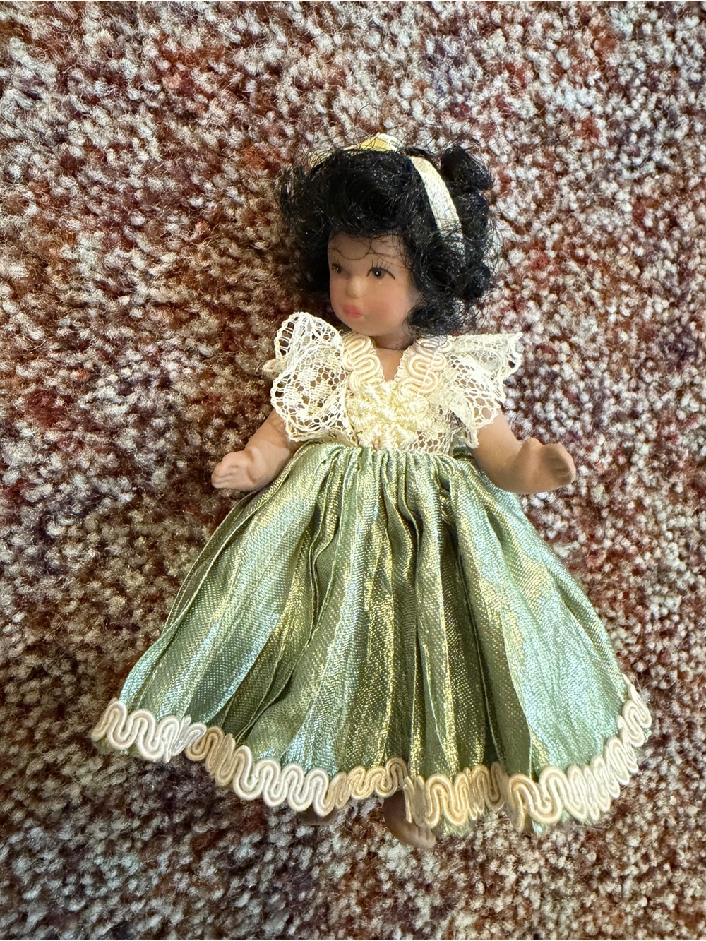 Delton 4.5” Porcelain Doll RARE. Vintage.